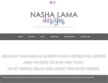 Tablet Screenshot of nashalamadesigns.com